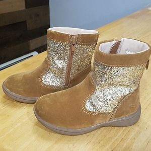Carter Sparkle Suede Boots size 8